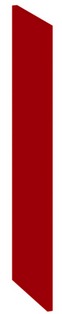 Панель боковая декоративная (Верхняя) ПБд-В_72 АССОРТИ (Вишня) Размеры (Г×В): 305×720 ― Мандарин мебель Сочи