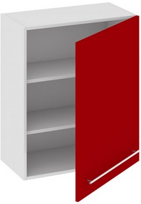Шкаф верхний (АССОРТИ (Вишня)) В_72-60_1ДР Размеры (Ш×Г×В): 600×323×720 ― Мандарин мебель Сочи