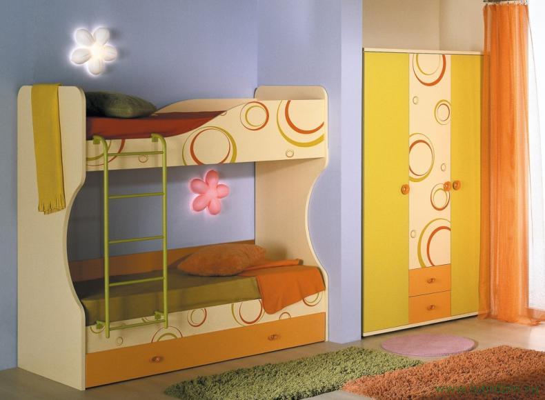 Детская мебель Фруттис 3 ― Мандарин мебель Сочи