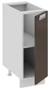 Шкаф нижний (правый) (БЬЮТИ (Грэй)) Н_72-30_1ДР(А) Размеры (Ш×Г×В): 300×582×822 ― Мандарин мебель Сочи