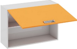 Шкаф верхний (БЬЮТИ (Оранж)) В_60-90_1ДО Размеры (Ш×Г×В): 900×323×600 ― Мандарин мебель Сочи