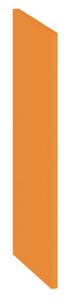 Панель боковая декоративная (Верхняя) ПБд-В_60 БЬЮТИ (Оранж) Размеры (Г×В): 305×600 ― Мандарин мебель Сочи