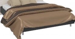 Каркас кровати 1600 "Сити ТД-194.01.01" (тексит) (Д×Ш×В): 2071×1700×753 ― Мандарин мебель Сочи