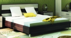 Флоренция кровать (БЕЗ М 2000х1600) ПЛ ― Мандарин мебель Сочи