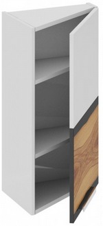 Шкаф верхний торцевой (правый)	 ВТ_72-40(45)_1ДР(Б) Фэнтези (Вуд) (Ш×Г×В): 400×323×720 ― Мандарин мебель Сочи