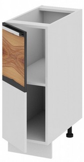 Шкаф нижний (левый) Н_72-30_1ДР(Б) Фэнтези (Вуд) (Ш×Г×В): 300×582×822 ― Мандарин мебель Сочи