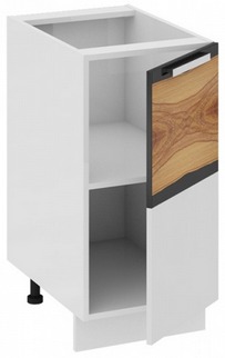 Шкаф нижний (правый) Н_72-40_1ДР(А) Фэнтези (Вуд) (Ш×Г×В): 400×582×822 ― Мандарин мебель Сочи