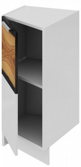 Шкаф нижний торцевой (левый) НТ_72-40(45)_1ДР(Б) Фэнтези (Вуд) (Ш×Г×В): 400×582×822 ― Мандарин мебель Сочи
