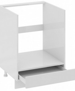 Шкаф нижний под бытовую технику с 1-м ящиком НБ1я_72(12)-60_1Я Фэнтези (Белый универс.) (Ш×Г×В): 600×582×822 ― Мандарин мебель Сочи