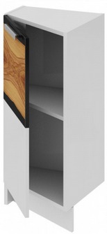 Шкаф нижний нестандартный торцевой (левый)	НнТ_72-40(45)_1ДР(Б) Фэнтези (Вуд) (Ш×Г×В): 400×432×822 ― Мандарин мебель Сочи