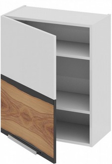 Шкаф верхний (левый) В_72-60_1ДР(А) Фэнтези (Вуд) (Ш×Г×В): 600×323×720 ― Мандарин мебель Сочи