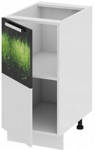 Шкаф нижний (левый) Н_72-40_1ДР(Б) Фэнтези (Грасс) (Ш×Г×В): 400×582×822 ― Мандарин мебель Сочи
