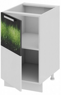 Шкаф нижний (левый) Н_72-45_1ДР(Б) Фэнтези (Грасс) (Ш×Г×В): 450×582×822 ― Мандарин мебель Сочи