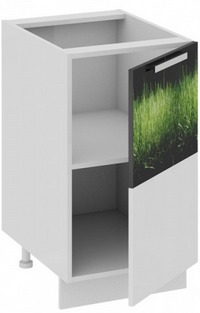 Шкаф нижний (правый) Н_72-45_1ДР(А) Фэнтези (Грасс) (Ш×Г×В): 450×582×822 ― Мандарин мебель Сочи