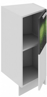 Шкаф нижний торцевой (правый) НТ_72-40(45)_1ДР(А) Фэнтези (Грасс) (Ш×Г×В): 400×582×822 ― Мандарин мебель Сочи
