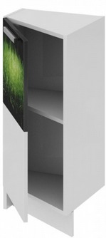 Шкаф нижний нестандартный торцевой (левый)	НнТ_72-40(45)_1ДР(Б) Фэнтези (Грасс) (Ш×Г×В): 400×432×822 ― Мандарин мебель Сочи