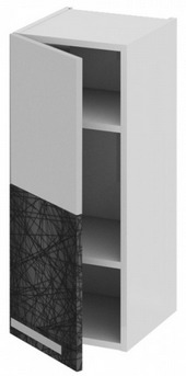 Шкаф верхний (левый) В_72-30_1ДР(А) Фэнтези (Лайнс) (Ш×Г×В): 300×323×720 ― Мандарин мебель Сочи