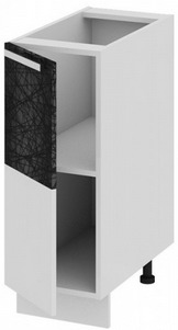 Шкаф нижний (левый) Н_72-30_1ДР(Б) Фэнтези (Лайнс) (Ш×Г×В): 300×582×822 ― Мандарин мебель Сочи