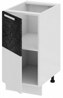 Шкаф нижний (левый) Н_72-40_1ДР(Б) Фэнтези (Лайнс) (Ш×Г×В): 400×582×822 ― Мандарин мебель Сочи