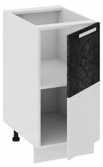Шкаф нижний (правый) Н_72-40_1ДР(А) Фэнтези (Лайнс) (Ш×Г×В): 400×582×822 ― Мандарин мебель Сочи