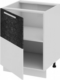 Шкаф нижний (левый) Н_72-60_1ДР(Б) Фэнтези (Лайнс) (Ш×Г×В): 600×582×822 ― Мандарин мебель Сочи