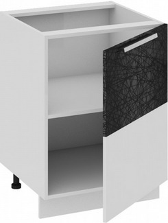 Шкаф нижний (правый) Н_72-60_1ДР(А) Фэнтези (Лайнс) (Ш×Г×В): 600×582×822 ― Мандарин мебель Сочи