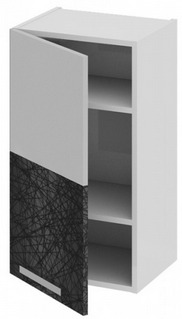 Шкаф верхний (левый) В_72-40_1ДР(А) Фэнтези (Лайнс) (Ш×Г×В): 400×323×720 ― Мандарин мебель Сочи
