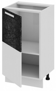 Шкаф нижний нестандартный (левый) Нн_72-45_1ДР(Б) Фэнтези (Лайнс) (Ш×Г×В): 450×432×822 ― Мандарин мебель Сочи