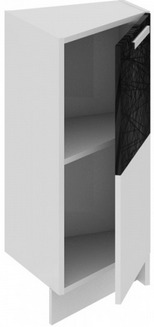 Шкаф нижний нестандартный торцевой (правый) НнТ_72-40(45)_1ДР(А) Фэнтези (Лайнс) (Ш×Г×В): 400×432×822 ― Мандарин мебель Сочи