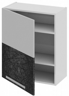 Шкаф верхний (левый) В_72-60_1ДР(А) Фэнтези (Лайнс) (Ш×Г×В): 600×323×720 ― Мандарин мебель Сочи