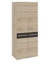 Шкаф для одежды с 2-мя дверями «Ларго» СМ-181.07.003 Какао глянец ― Мандарин мебель Сочи