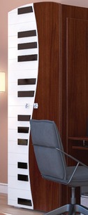 Шкаф «Мелодия» (Ш800 x В2000 x Г520) мм ― Мандарин мебель Сочи