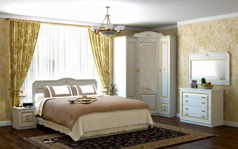 Спальня Роза 2 ― Мандарин мебель Сочи
