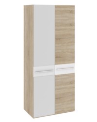 Шкаф для одежды с 1-й глухой и 1-й зеркальной дверью ПМ-181.07.004 932х564х2220 ― Мандарин мебель Сочи