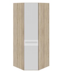 Угловой шкаф с зеркалом ПМ-181.07.007 906х906х2220 ― Мандарин мебель Сочи