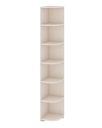 Стеллаж торцевой «Фиджи» Ст(16) ДБ (Ш×Г×В): 350×350×2125 ― Мандарин мебель Сочи