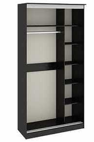 Каркас шкафа с 2-мя дверями цвет Венге Цаво ПМ-140.01 размер: 1272x2341x590 ― Мандарин мебель Сочи