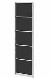 Дверь для шкафа-купе, цвет Венге Цаво ПМ-140.01.01 размер: 632x2184 ― Мандарин мебель Сочи