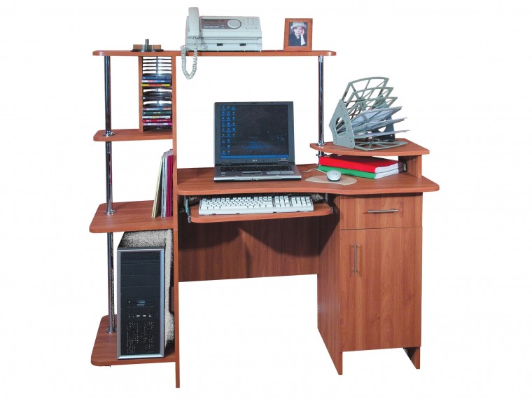 Стол компьютерный "Студент Стиль" (1400x600x1250) ― Мандарин мебель Сочи