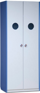 Юниор-4 (Парус) Шкаф для детского платья и белья МДФ глянц Д 800 В 2004 Ш 504 ― Мандарин мебель Сочи