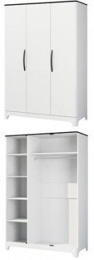 Шкаф для одежды МН-024-03 ШВГ 149 х 221 х 65 см ― Мандарин мебель Сочи