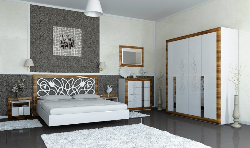 Спальня Лотос Итальянские фасады ― Мандарин мебель Сочи